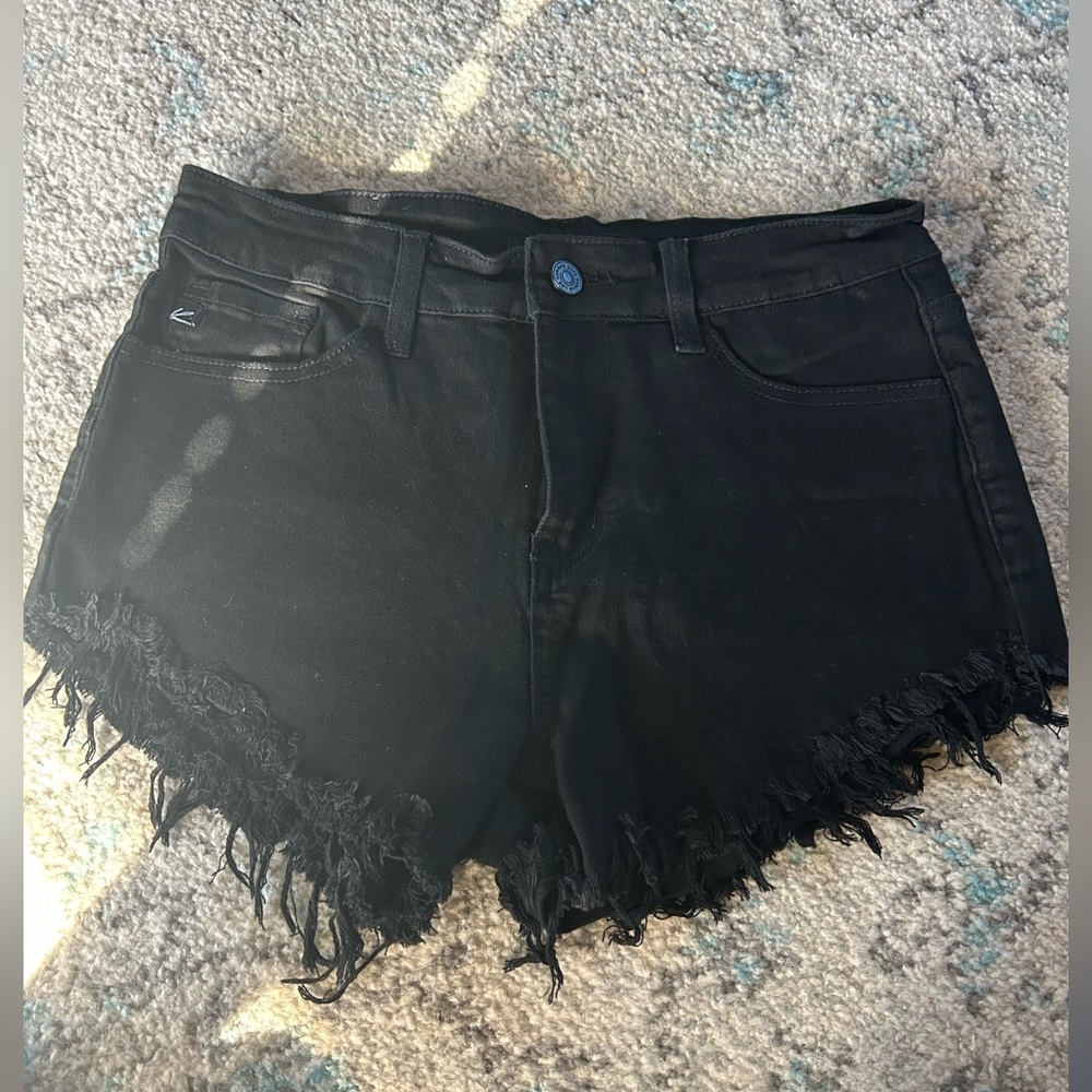 EUC Kancan black high waist shorts